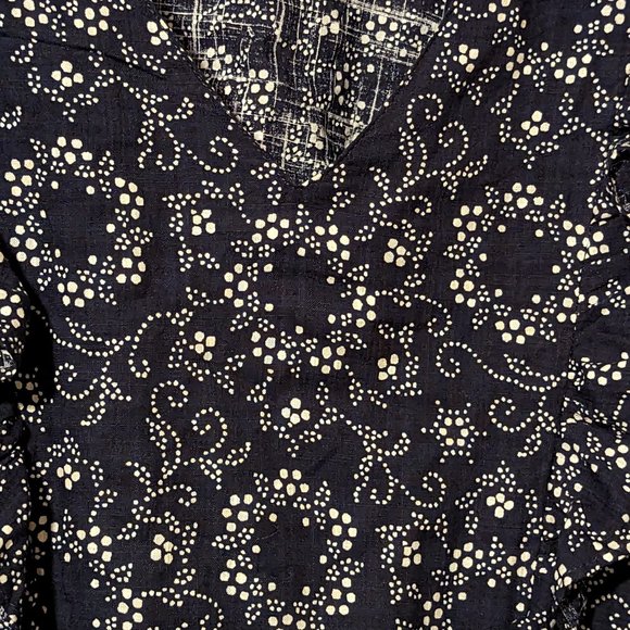 ANA Peplum V Neck Ruffle Top XL - Picture 12 of 14